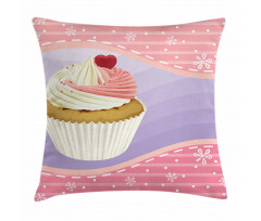 Yummy Pastry Floral Pillow Cover