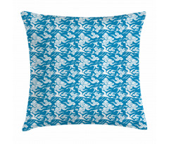 Classic Japanese Motifs Pillow Cover