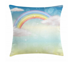 Semi Circle Style Rainbow Pillow Cover