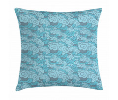 Blue Skyscape Pillow Cover