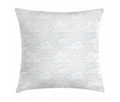 Minimalist Tibetan Clouds Pillow Cover