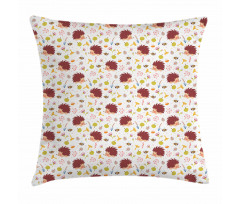 Wild Woodland Plants Pillow Cover