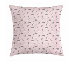 Pastel Hearts Pattern Pillow Cover