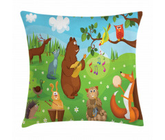 Open Air Concert Pillow Cover