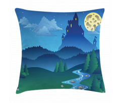 Lonely Castle Pillow Cover