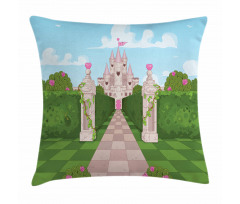 Ivy Covered Pillars Pillow Cover