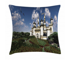 Eagles and a Castle Pillow Cover