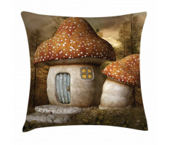 Mushroom Forest Pillow Cover