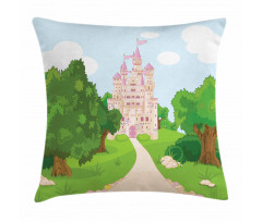 Middle Ages Building Pillow Cover