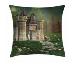 Fairy Castle Design Pillow Cover