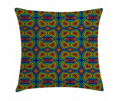 Seventies Hippie Pillow Cover
