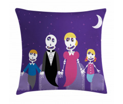 Family of Ghosts Pillow Cover