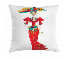 la Calavera Catrina Pillow Cover