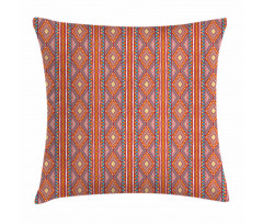 Traditional Aztec Motifs Pillow Cover