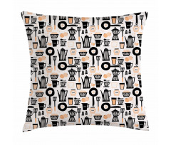 Vintage Kitchen Utensils Pillow Cover