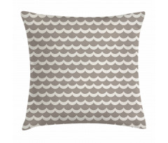 Fish Scale Wavy Rows Pillow Cover