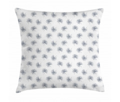 Acacia Palm Tree Leaves Pillow Cover
