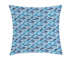 Underwater Fauna Scales Pillow Cover