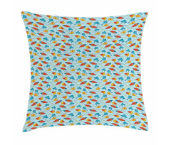Kite Shaped Animal Pattern Pillow Cover