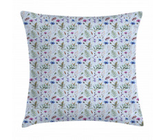 Spring Floral Motifs Pillow Cover