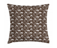 Silhouette Flowers Pillow Cover