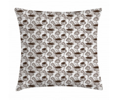 Silhouette Pattern Pillow Cover