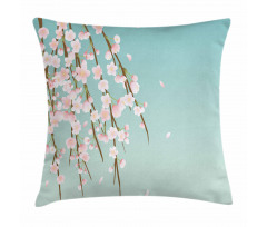 Cherry Blossom Buds Pillow Cover