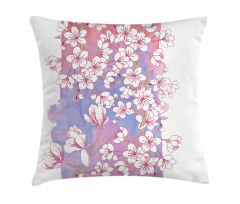 Japanese Spring Bloom Pillow Cover