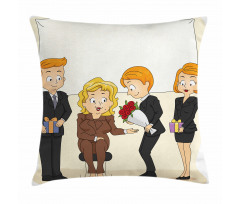 Coworker Celebration Pillow Cover
