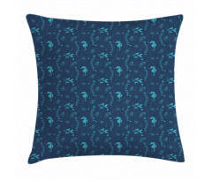 Goldfish Seahorse Pillow Cover