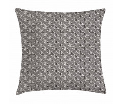 Diagonal Lines Chevron Pillow Cover