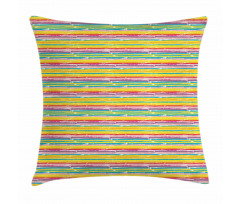 Brush Marks Design Pillow Cover