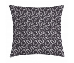 Teardrop Shapes Grunge Pillow Cover