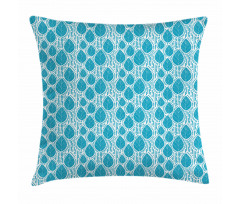 Leaf and Stripes Pillow Cover