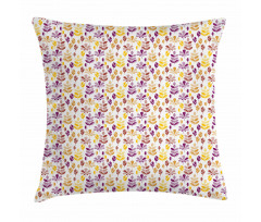 Ear of Wheat and Leaves Pillow Cover
