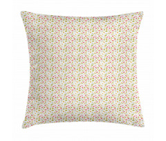 Falling Lobed Leaves Pillow Cover