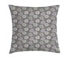 Abstract Dahlia Flowers Pillow Cover