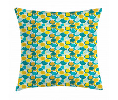 Nested Circle and Dot Pillow Cover