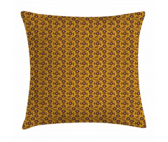 Retro Coffee Tones Pillow Cover