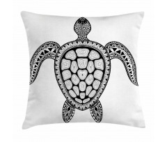 Zentangle Doodle Motifs Pillow Cover