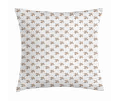 Repeating Animal Pattern Pillow Cover