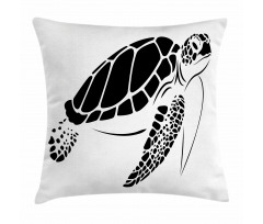 Monotone Caretta Caretta Pillow Cover