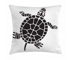 Geometric Shapes Motifs Pillow Cover