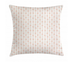 Leafless Branches Flower Pillow Cover