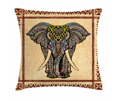 Colorful Animal Design Pillow Cover