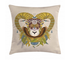 Animal Head Pillow Cover