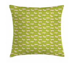 Cattle Characters Ornament Pillow Cover