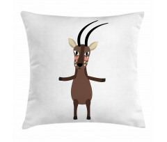 Split Hoove Saola Standing Pillow Cover