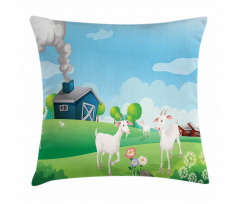 Pleasant Farm Life Pillow Cover
