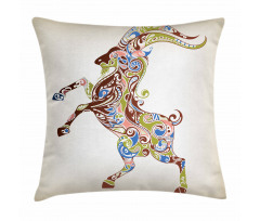 Reared up Grandioso Goat Pillow Cover